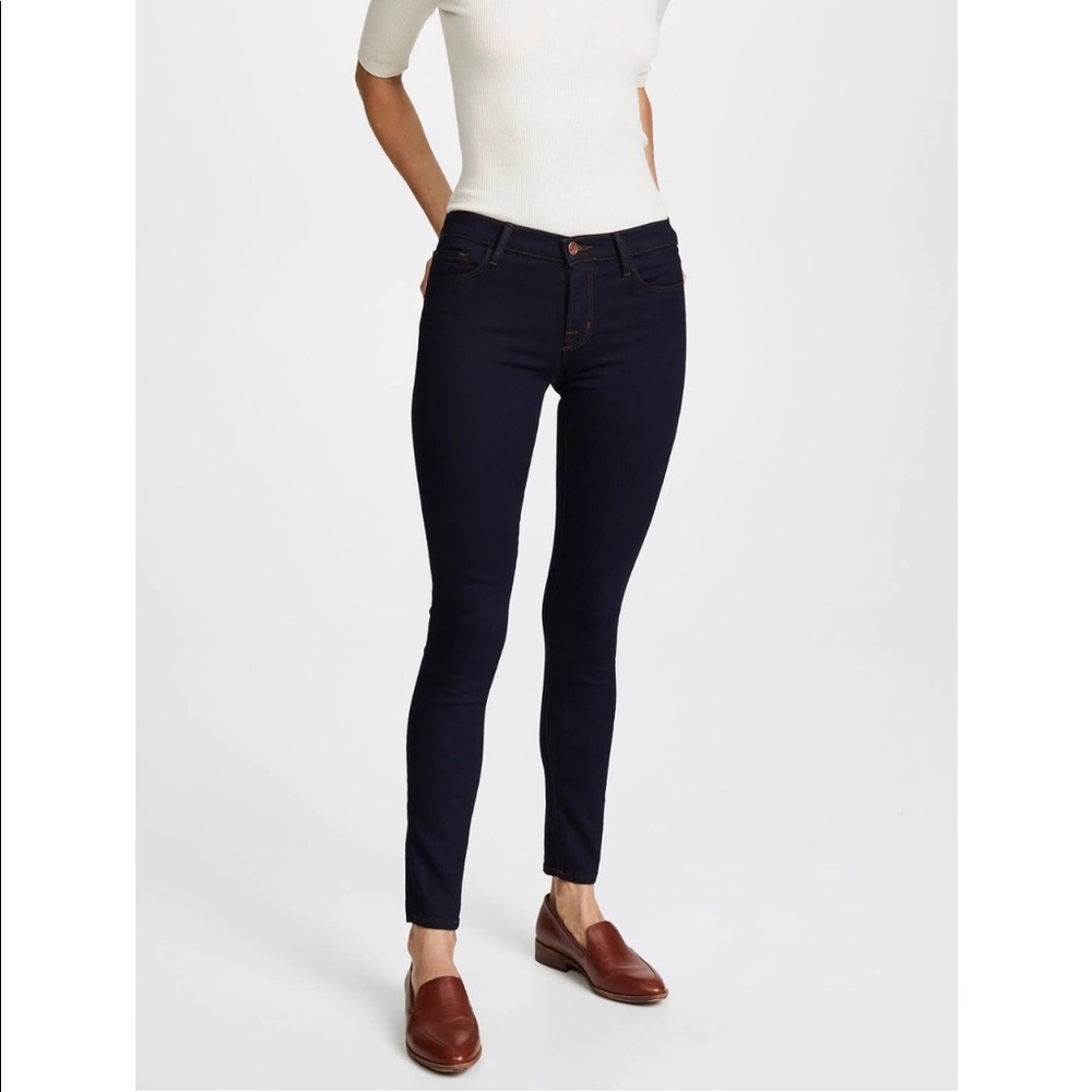 J Brand mid-rise skinny jeans